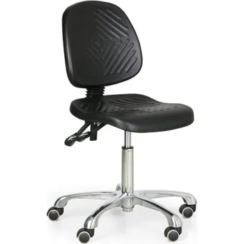 Pracovní židle PUR, antistatické provedení, pro měkké podlahy