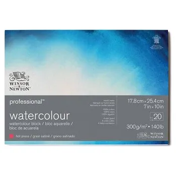 Blok Akvarelový blok W&N Professional HP 300g 18x26cm (Akvarelový blok W&N Professional HP 300g 18x26cm)