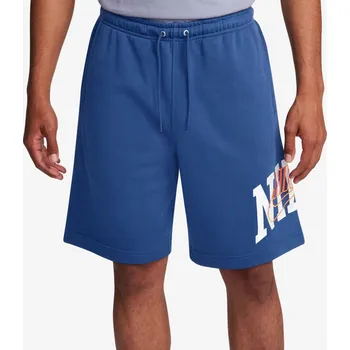 Pánské kraťasy Nike Club Ft Short kraťasy - 0 - modrá - M
