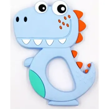 Silikonové kousátko - DRÁČEK - MODRÉ (Značka: KEEP GROW)