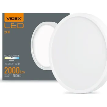 Bodové svítidlo 2energy Bodové svítidlo, bílé, 24 W, Surface Downlight Fixture, Videx | DLRS-244
