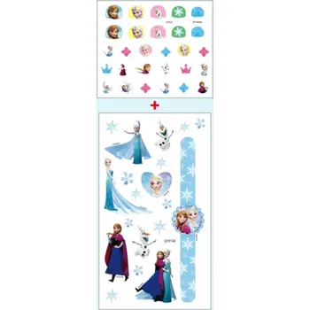 Set nálepek na nehty a tetování - LEDOVÉ KRÁLOVSTVÍ 1 (Značka: DISNEY)