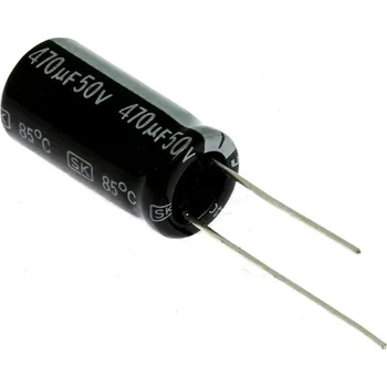 Jamicon Elektrolytický kondenzátor 470uF/50V 10x21mm RM5 85°C
