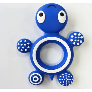 Silikonové kousátko - ŽELVIČKA - MODRÉ (Značka: BBFISH)