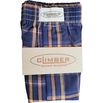 Trenýrky Climber 3100-MOT9 modré pánské popelínové trenýrky Barva: modrá tmavá, Velikost: M