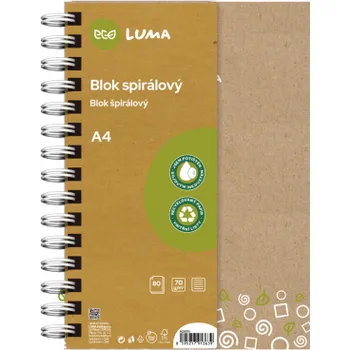 Blok kroužkový ECO LUMA - A4 / linka