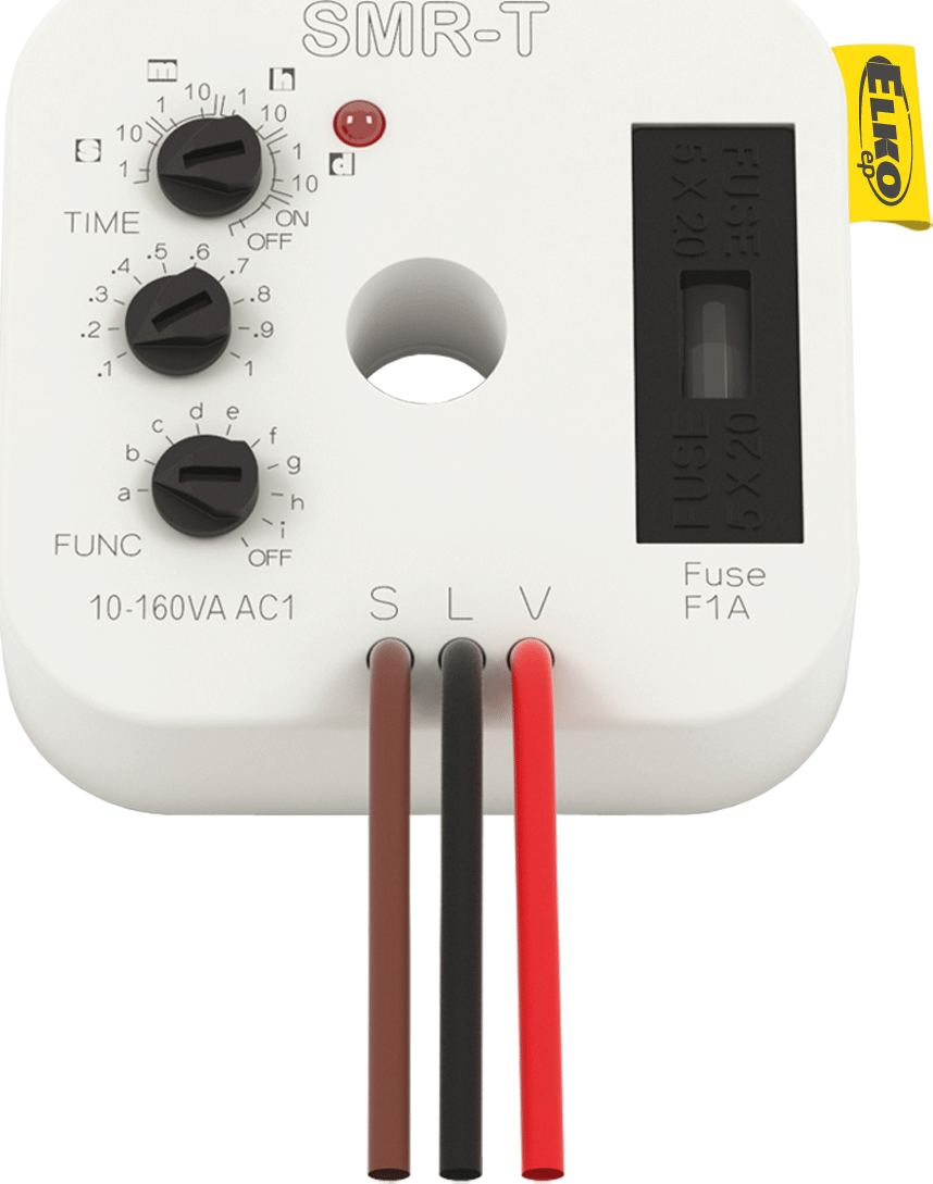 SMR-T/230V multifunkční vest.relé 9-fcí 230V/10-160(100)VA