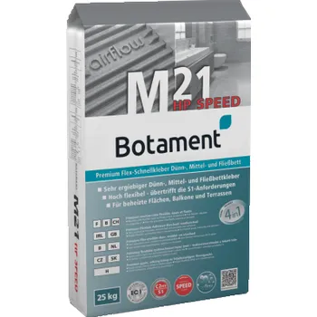 Průmyslové lepidlo BOTAMENT lepidlo flexibilní rychleschnoucí C2 FTE S1 25kg BO.M21HPSPEED