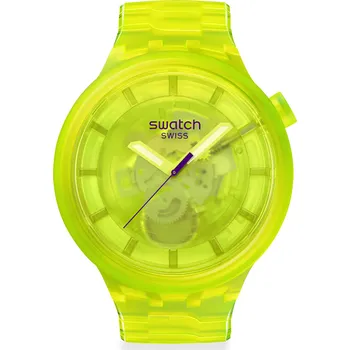 Módní doplněk Hodinky Swatch Big Bold Colors of Joy - Yellow Joy SB05J103