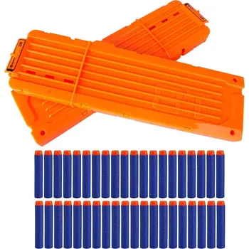 Dětská zbraň 2 zásobníky s 18 klipy pro Nerf N Strike Blaster + 40 nábojů