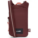 taška PACSAFE GO TECH CROSSBODY garnet red