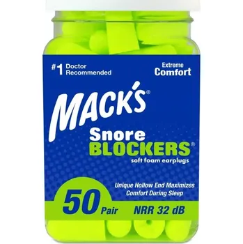 Macks Snore Blockers špunty do uší 50 párů