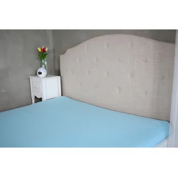 Prostěradlo Astoreo Prostěradlo jersey světle modrá napínací prostěradlo 180x200 cm