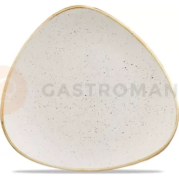 Talíř Talíř trojúhelníkový 265 mm | CHURCHILL, Stonecast Barley White