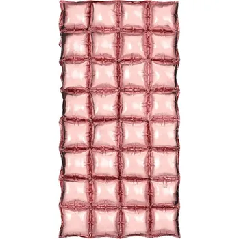 Balónek PartyDeco Balónové pozadí fóliové - Růžovo zlaté 72 x 143 cm