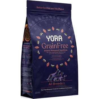 Krmivo pro psa YORA granule z hmyzu GrainFree Adult All Breeds 12kg