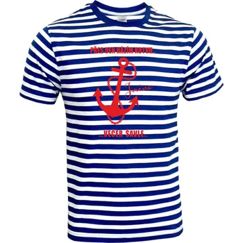 Gravírování Vodácké triko pánské - PŘES DEN HÁZÍM KOTVU, VEČER ŠAVLE