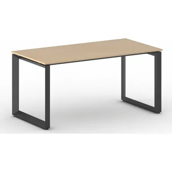 Psací stůl Kancelářský stůl PRIMO INSPIRE, 160x80 cm, černá podnož, buk