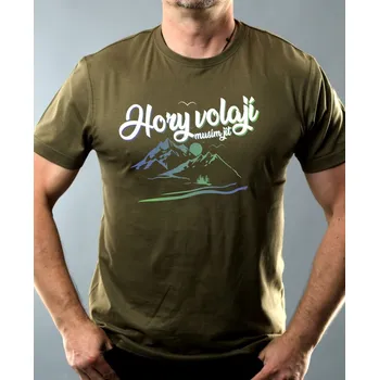 Hory volají, V4 - Pánské tričko Basic - Nejoblíbenější - 2XL