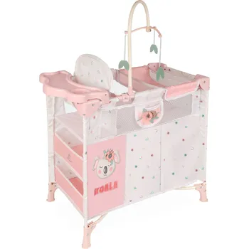 Doplněk pro panenku DeCuevas 53079 Skládací postýlka pro panenky s 5 funkčními do...