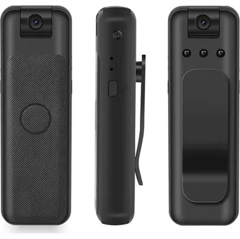 Mini policejní tělová kamera WiFi 1080P Video záznam IR noční vidění