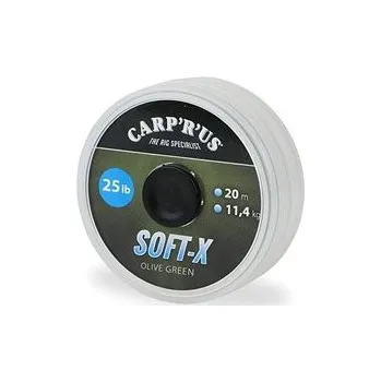 Carp´R´Us Šňůrka Soft-X Olive Green 20 m, 0,40mm, 45 lb