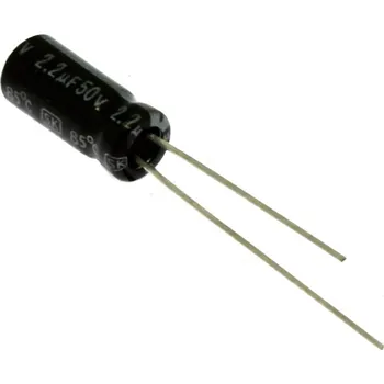 Elektronická součástka Jamicon Elektrolytický kondenzátor 2.2uF/50V 5x11mm RM2 85°C