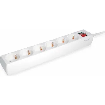 Napájecí kabel Vybavit prodlužovací kabel 6 zásuvek 1,5 m bílá (245552)