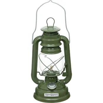 Petrolejová lampa MFH Lampa petrolejová Zinek 28 cm ZELENÁ