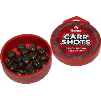 Garda Carp Shots - Carp Shots camou brown 1,2g 20ks