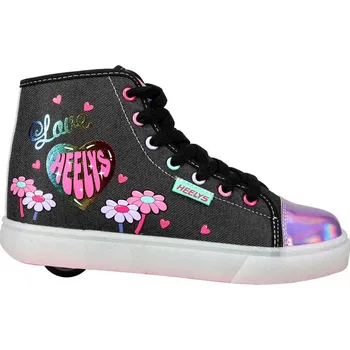 Kolečkové brusle Heelys - Veloz - Black/N.Pink/Rainbow - koloboty Velikost boty: 40,5