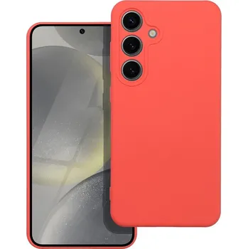 Pouzdro na mobilní telefon OEM Pouzdro Forcell SILICONE LITE SAMSUNG Galaxy S24 broskvové