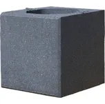 Tvárnice plotová CS BETON Soloblok půlka černá – 200 × 200 × 200 mm