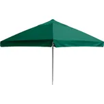 MVIA Moravia Propag Slunečník CLASSIC WHITE Plus 3,5 m potah s volánem Lahvově zelená