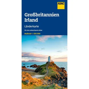 ADAC Länderkarte Großbritannien, Irland 1:650.000
