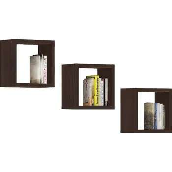 Nábytek Set tří poliček SCIENNA - wenge