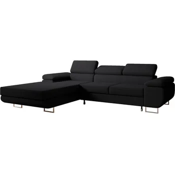 Obývací pokoj Rohová rozkládací sedací souprava 271 JOLENE Levá Černá I