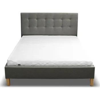 Postel Čalouněná postel DAVID šedá rozměr 140x200 cm