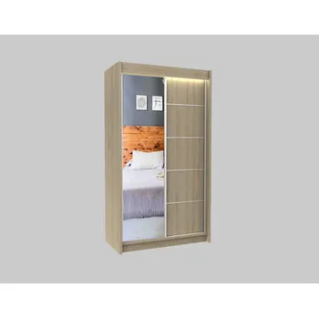 Šatní skříň Kvalitní Šatní Skříň Makira 120 cm Dub sonoma