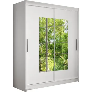 Šatní skříň Velká šatní skříň WESTA III bílá šířka 150 cm