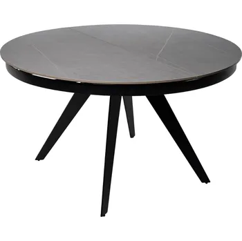 Jídelní stůl Šedý rozkládací jídelní stůl Somcasa Luna 130/180 x 130 cm