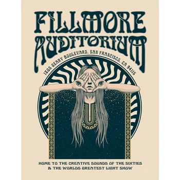 Plakát Plakát, Obraz - Fillmore Auditorium Psychedelic, Retrodrome