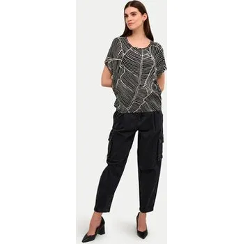 Kaffe T-Shirt Amber 10508257 Černá Relaxed Fit 38