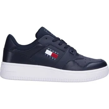 Pánské tenisky Pánské tenisky Tommy Hilfiger RETRO BASKET ESSENTIAL 41 Tmavě modrá, Bílá, Červená