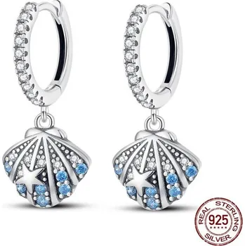 Náušnice Prosperk Stříbrné náušnice mušle S4559