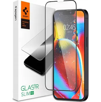 TVRZENÉ SKLO SPIGEN GLASS FC IPHONE 13 / 13 PRO BLACK