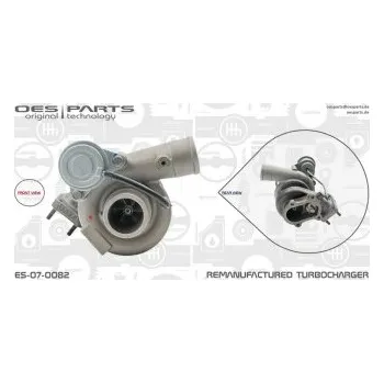 Turbodmychadlo Dmychadlo, plnění CITROEN,, , 0375L8, 0375P9, 4918902950, 504110697, 504304178, 504340178, 71792010, 71793613, OES, ES-07-0082