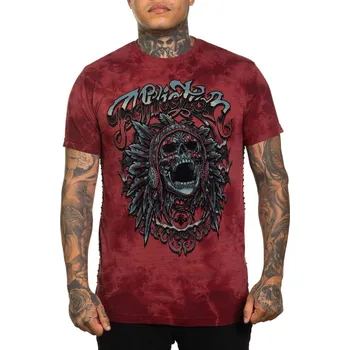 Pánské tričko tričko hardcore pánské - LAKE INSOMNIA - AFFLICTION - A26390-ROCS - M