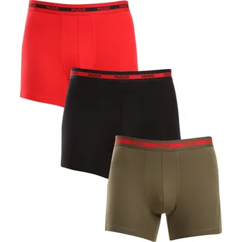 Pánské spodní prádlo 3PACK pánské boxerky HUGO vícebarevné (50520475 971) M Možnost vrácení zboží ZDARMA do 120 dnů!
