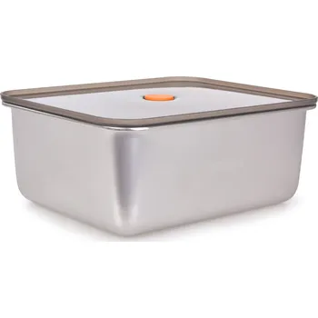 Dóza na potraviny GOURMET | nerezová hermetická dóza na potraviny se silikonovým těsněním | 2,9 L Dedra